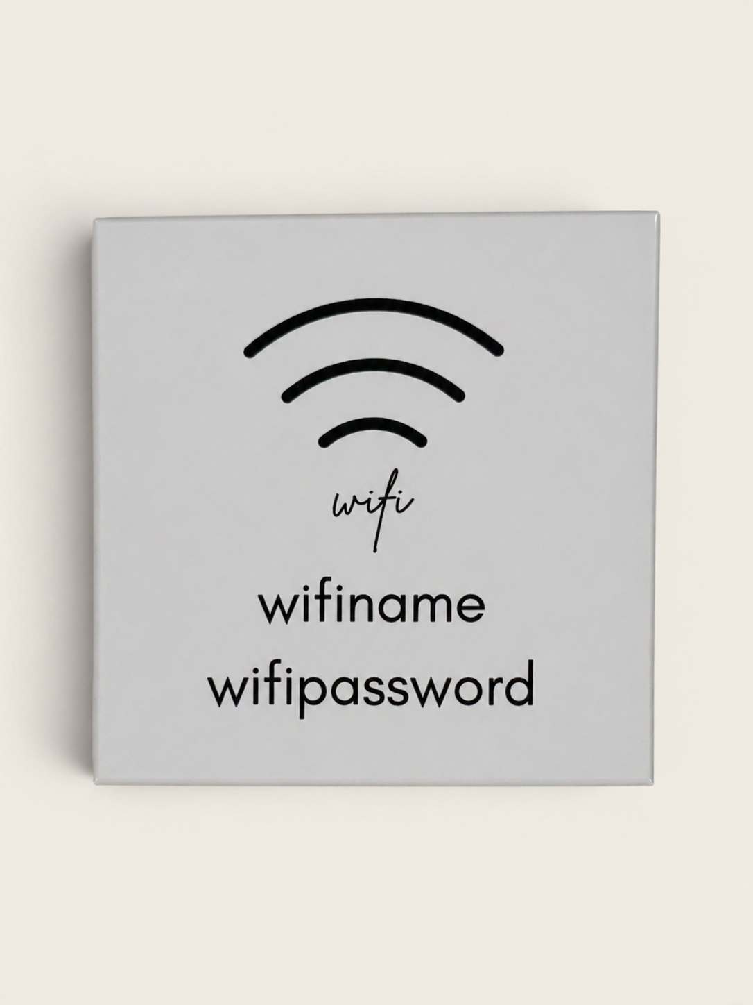 Custom Wifi Info Magnet